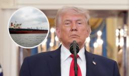 Trump sobre Estrecho de Ormuz en Irán. / Fotos: AFP.