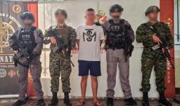 Captura de El Mono en atentado en Cajibío. / Foto: Ejército de Colombia.
