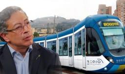 Presidente Petro defiende el Regiotram para Bogotá y señala a los monopolios del transporte
