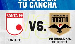 Santa Fe vs. Inter de Bogotá. 