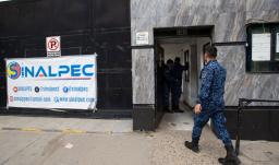 Sindicatos del INPEC. / Foto: AFP.
