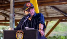 Presidente Petro sobre empalme. / Foto: Presidencia.