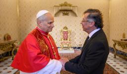 Petro y el Papa León XIV se reunieron en el Vaticano