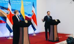 Colombia y Costa Rica fortalecen cooperación en seguridad, inteligencia y lucha antidrogas