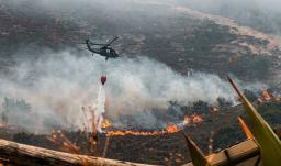 Villa de Leyva en alerta máxima: más de 250 socorristas combaten contra el incendio forestal