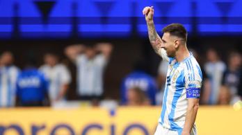 Lionel Messi con la selección Argentina