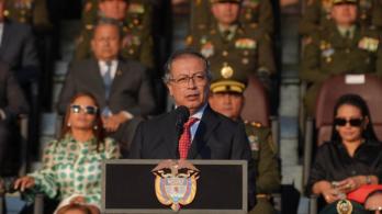 Presidente Petro con cifras de seguridad. / Foto: X Infopresidencia.