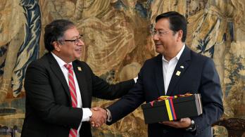 Petro y Luis Arce de Bolivia. / Foto: InfoPresidencia.