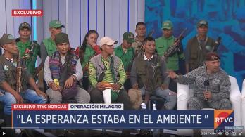 Guardia Indígena en entrevista en RTVC Noticias
