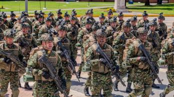 Recorrido del desfile militar del 20 de julio. / Foto: COL_EJERCITO.
