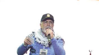 Raouf Almalki, embajador de Palestina, en concierto de la Esperanza. 