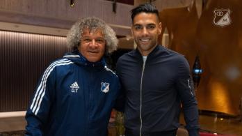 Llegada de Falcao García a Bogotá y Millonarios. / Foto: X Millonarios.