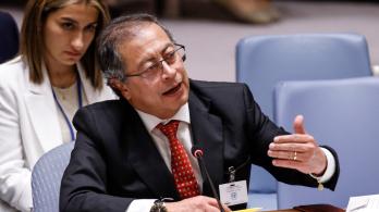 Gustavo Petro en el consejo de seguridad de la ONU. / Foto: AFP.