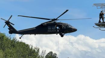 Ataque con armas de fuego a helicóptero del Ejército en el Cauca. / Foto: X Policía.