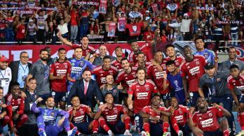 Medellín en cuartos de final de la Sudamericana. / Foto: AFP.