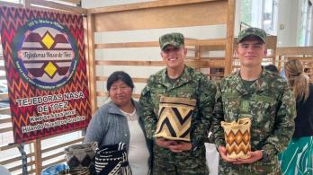 MinDefensa con Misión Cauca. / Foto: MinDefensa.