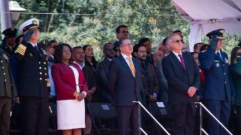 Gustavo Petro en el aniversario 214 del Ejército de Colombia.