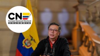 Petro sobre investigación de topes electorales del CNE. / Fotos: Presidencia y CNE. 