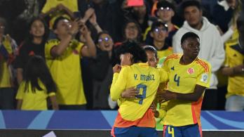 Yésica Muñoz anotó el gol de la victoria de Colombia vs. Camerún. / Foto: AFP.