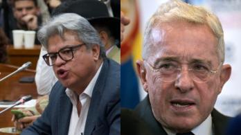 El reto del senador Wilson Arias a Álvaro Uribe Vélez. / Fotos: Instagram Wilson Arias y AFP.