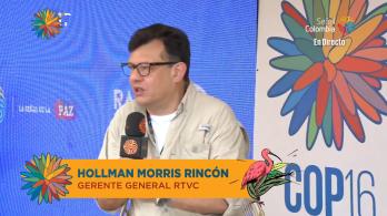 Gerente de RTVC, Hollman Morris.