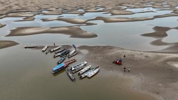 Sequía en el río Amazonas. / Foto: AFP.
