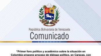 Comunicado de Venezuela
