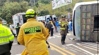 Accidente en la vía Mosquera - La mesa. / Foto: X Jorge Emilio Rey.