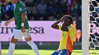 Perdió Colombia contra Bolivia. / Foto: AFP.