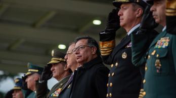 Presidente Gustavo Petro en Ceremonia del centésimo trigésimo tercer aniversario de la Policía Nacional y nombramientos como subtenientes de un personal de alféreces del curso 120 de oficiales promoción “Teniente Coronel Edison Andrés González Huertas”