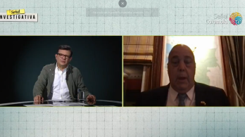 Hollman Morris y el embajador de Colombia en Estados Unidos