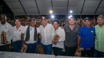 Entrega de tierras en el Cesar. / Foto: Presidencia de la República.