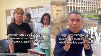 Denuncia de Madres de Soacha a Miguel Polo Polo. / Foto: Captura de video.