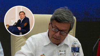 Petro sobre el cese al fuego con el ELN. / Foto: AFP y Presidencia e la República.