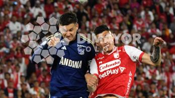 Radio Nacional con Santa Fe vs. Millonarios. / Foto: Dimayor.