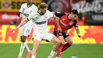 Exequiel Palacios en el Bayer Leverkusen. / Foto: AFP.