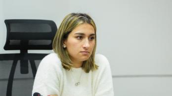 Laura Sarabia le responde a Sandra Ortiz. / Foto: Presidencia de la República.