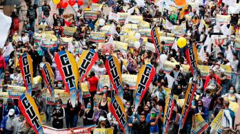Marcha por Reforma Laboral CUT