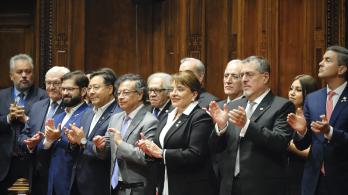 Presidente Petro en posesión presidente de Uruguay