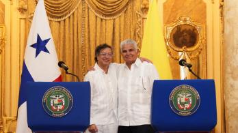 Colombia y Panamá se comprometieron a garantizar un tránsito migratorio seguro, ordenado y respetuoso de los derechos humanos. / Foto: Presidencia de la República.