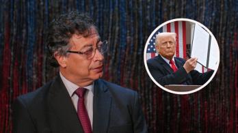 Petro sobre aranceles que impuso Trump a Colombia. / Fotos: AFP y Presidencia de la República.