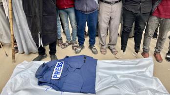 En su informe de 2025, RSF ubica a Palestina en el puesto 163 de su clasificación mundial de libertad de prensa, destacando la impunidad con la que operan las fuerzas armadas israelíes. / AFP.