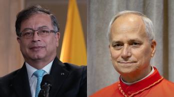 Petro estará en El Vaticano en misa del papa León XIV. / Fotos: Presidencia y Vatican News.