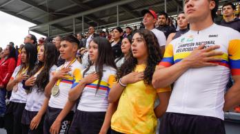 Equipo de ciclismo de Bogotá. / Foto: Cortesía.