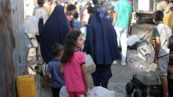 Niña en Gaza.
