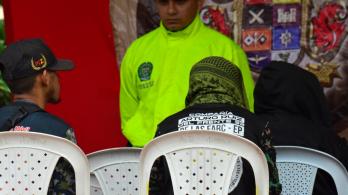Desmovilizados en Colombia. / Foto: AFP.