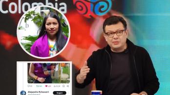 Nuevas amenazas contra Sandra Chindoy. / Fotos: RTVC - Instagram y Twitter Sandra Chindoy.