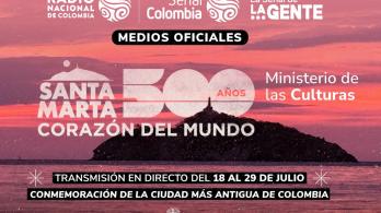 500 años de Santa Marta. / Foto: RTVC.