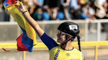 Gabriela Rueda, patinadora colombiana.