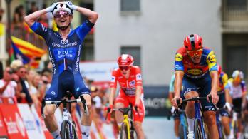 El francés David Gaudu ganó la tercera etapa de La Vuelta 2025